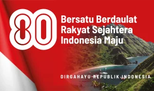 Logo HUT ke 80 RI