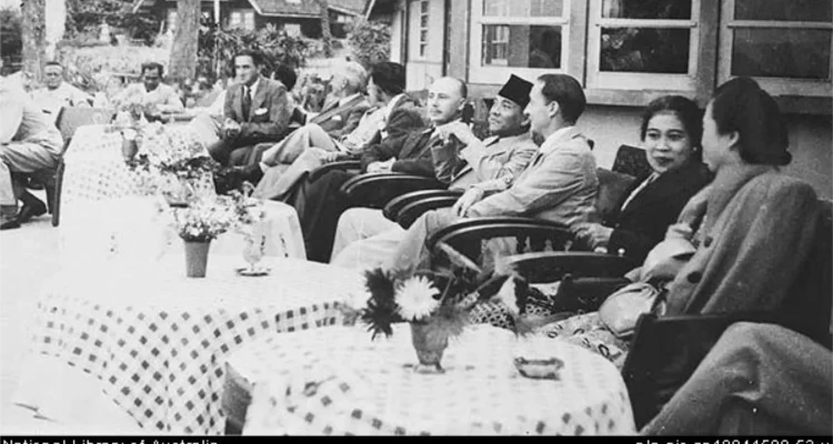 Presiden Soekarno di Sarangan