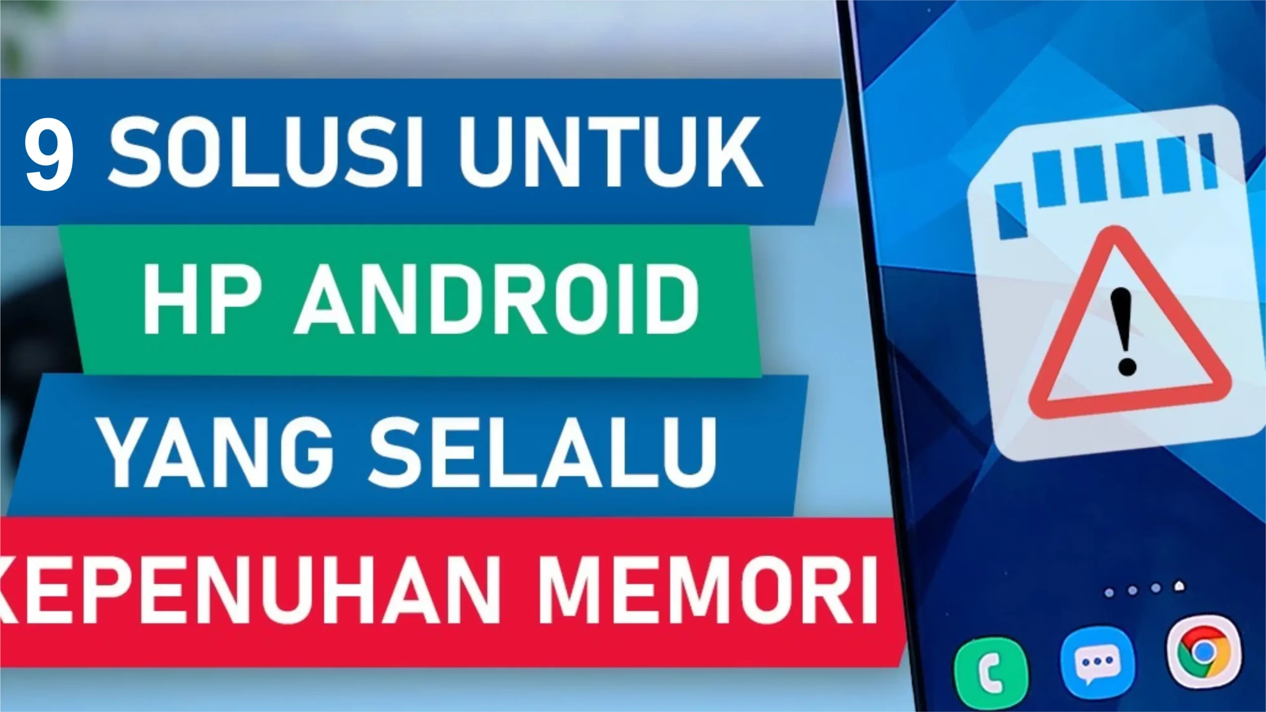 ponsel android memori penuh
