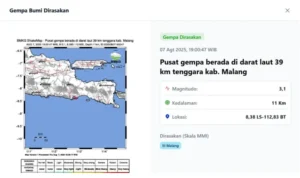 Gempa Guncang Indonesia 3x