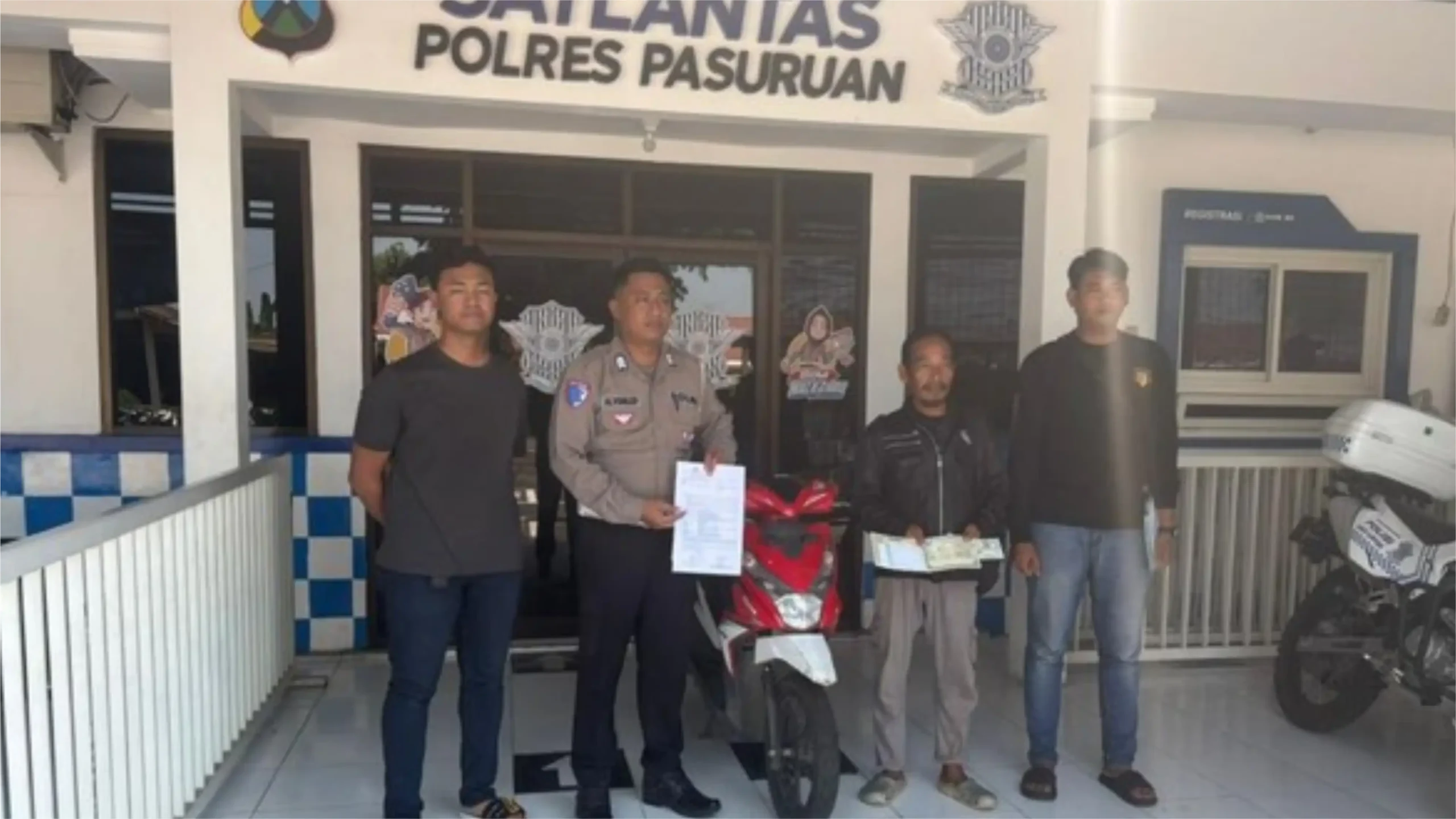 Motor Hilang di Jombang Ketemu di Pasuruan
