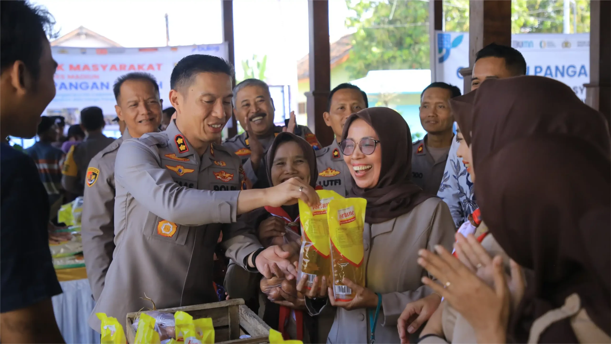 Gerakan Pangan Murah oleh Kapolres Madiun
