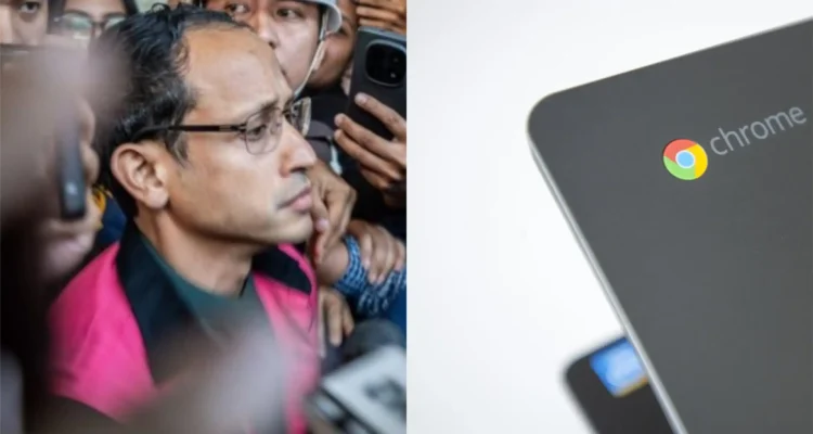 Chromebook Menyeret Nadiem