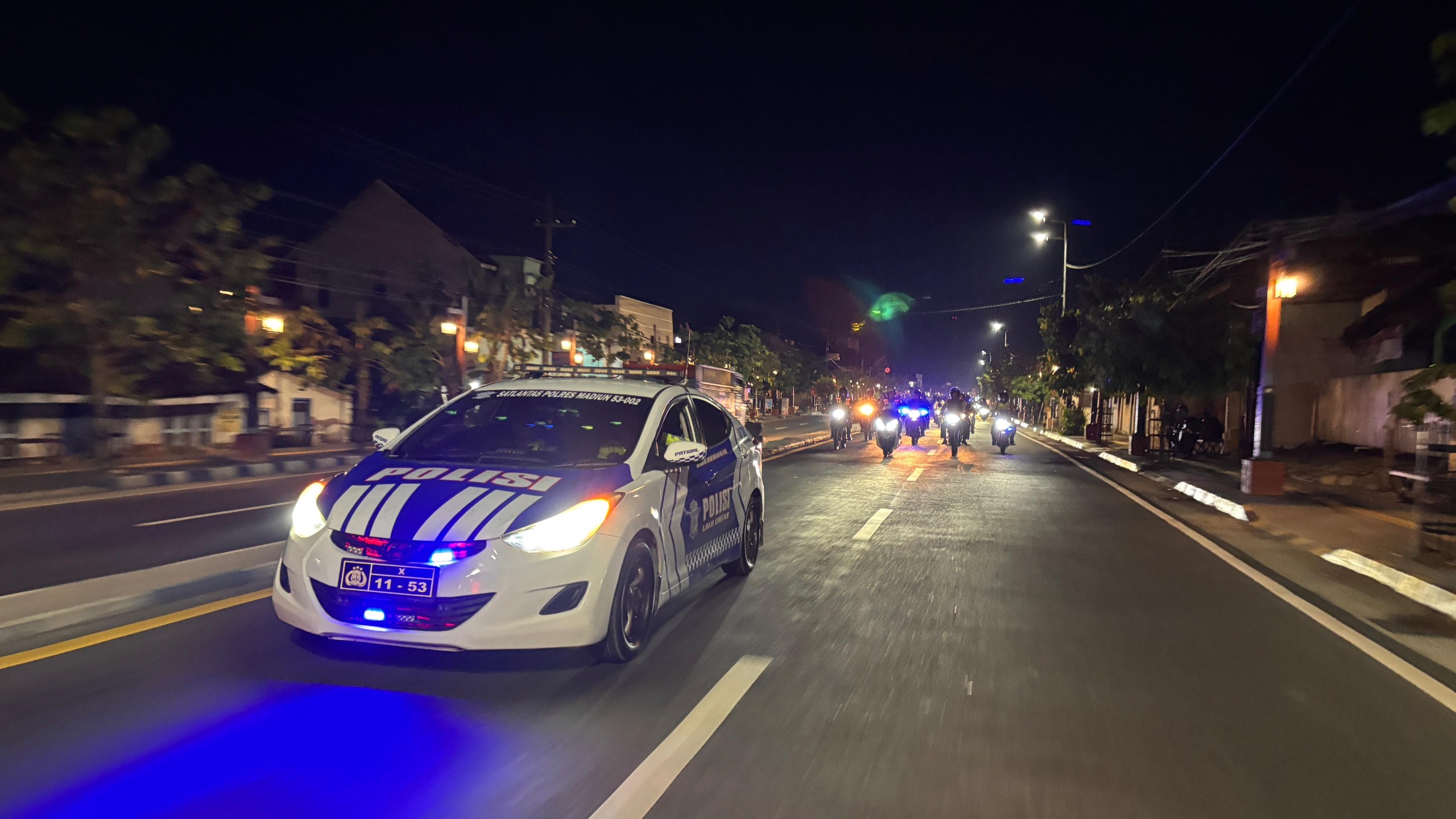 Patroli Gabungan Polres Madiun