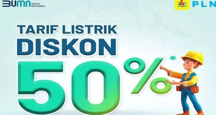 Listrik PLN Diskon 50 persen