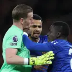 Gueye dan Keane yang berseteru saat Everton Melawan MU Gueye dan Keane yang berseteru saat Everton Melawan MU