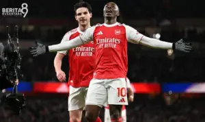 Arsenal tim dengann 100 persen kemenangan di Lica Champions musim ini