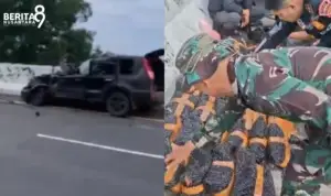 Ekstasi dalam Kecelakaan Mobil di Lampung Ekstasi dalam Kecelakaan Mobil di Lampung