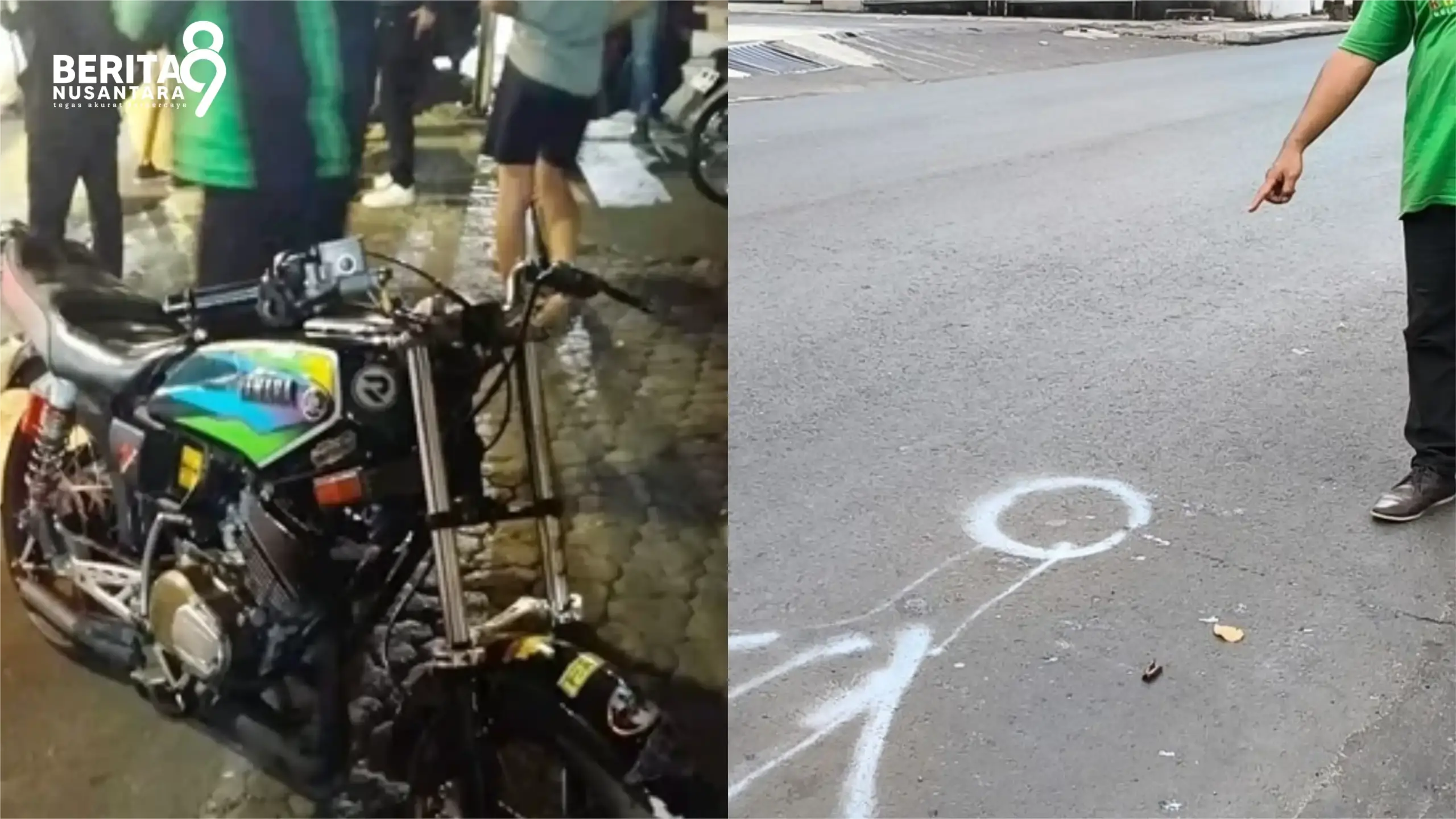 Gary Iskak Naik RX King saat Kecelakaan