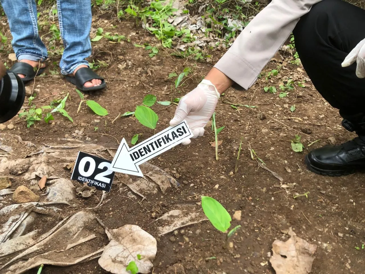 Penemuan Kerangka Manusia di Polres Ponorogo