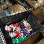 Barang Bukti Rokok Ilegal dalam Operasi Gabungan Bea Cukai