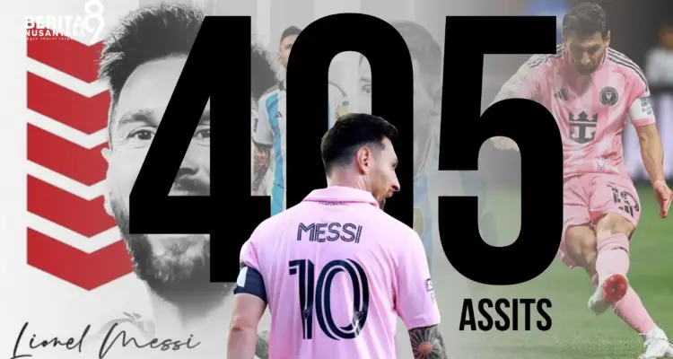 Lionel Messi Pecahkan Assist Terbanyak
