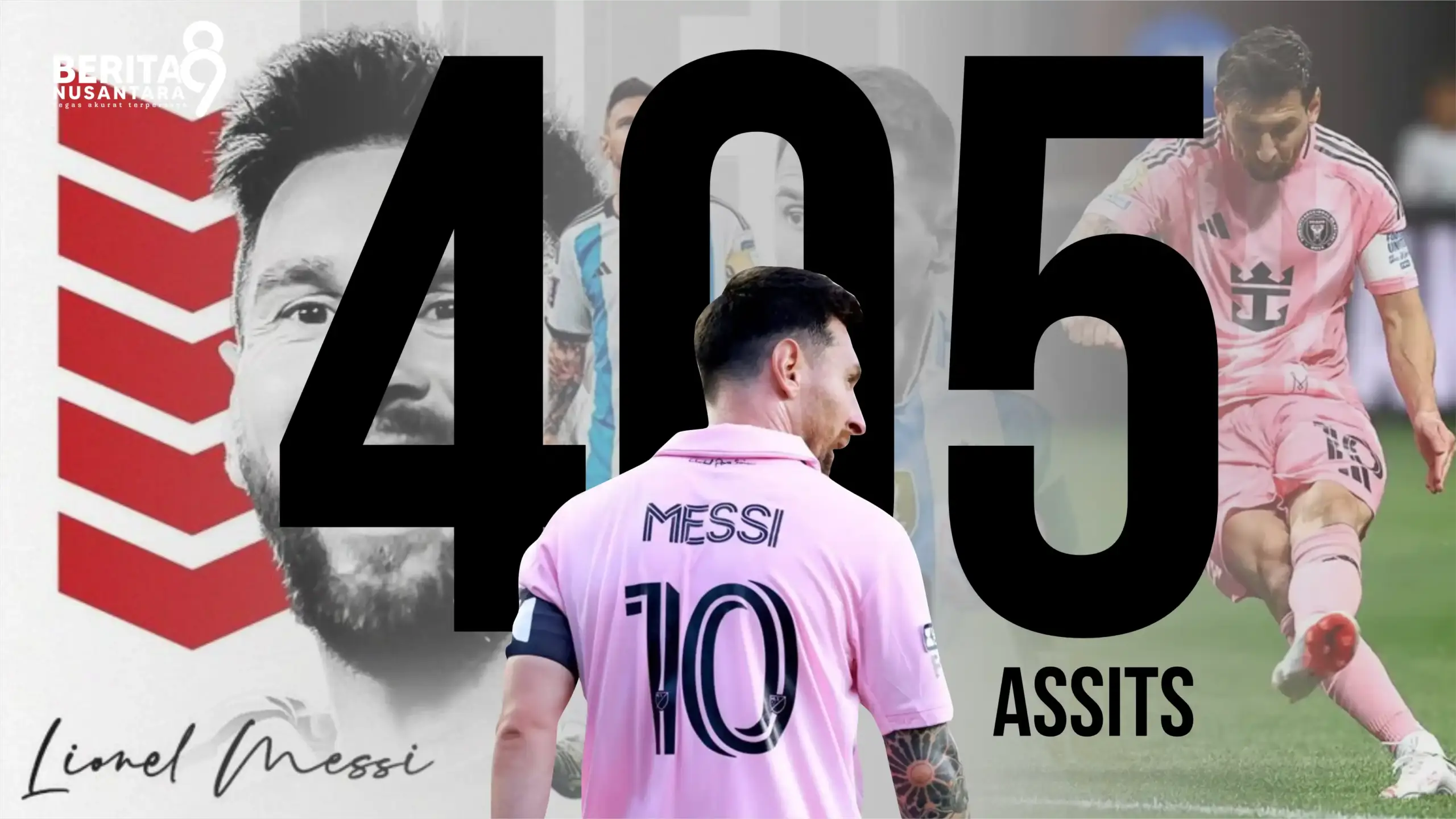 Lionel Messi Pecahkan Assist Terbanyak