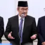 Mahfud MD bersama Jimly Asshidiqie dan Otto Hasibuan