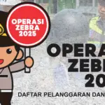 Infografis Pelanggaran dan Sanksi Operasi Zebra 2025