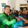 Pembagian Sembako ke Komunitas Ojol Magetan pada HUT ke 14 NasDem