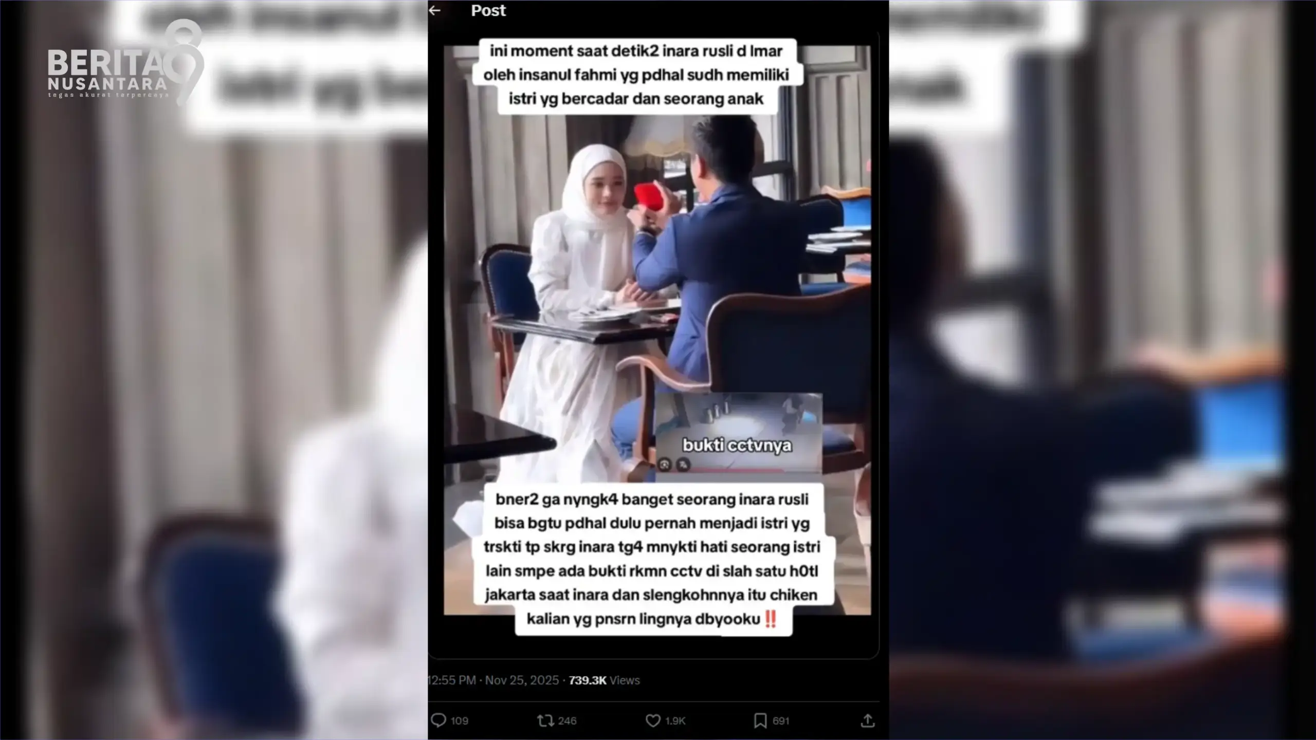 Video Diduga Inara Rusli di Medsos