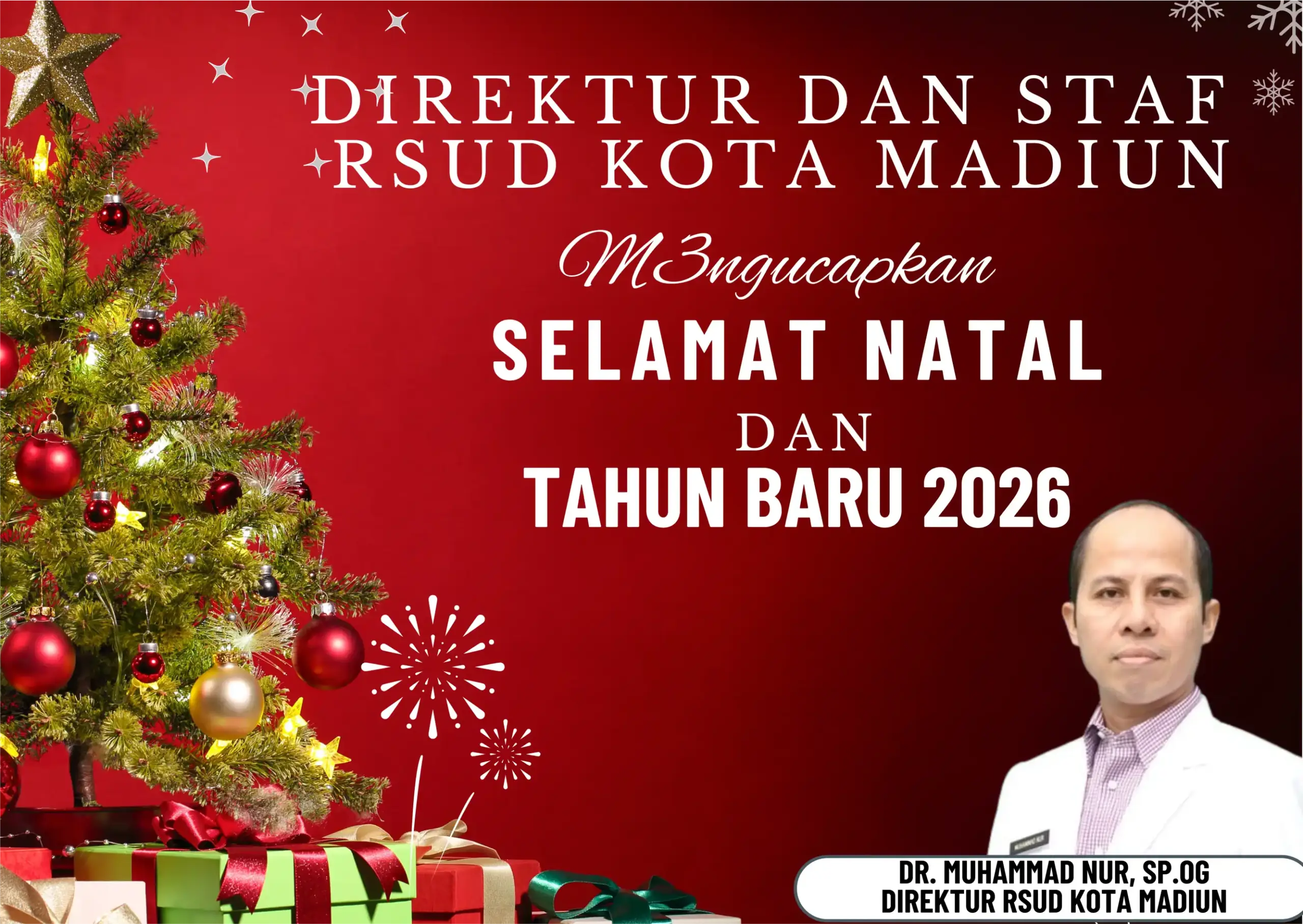 Ucapan Selamat Natal RSUD Kota Madiun