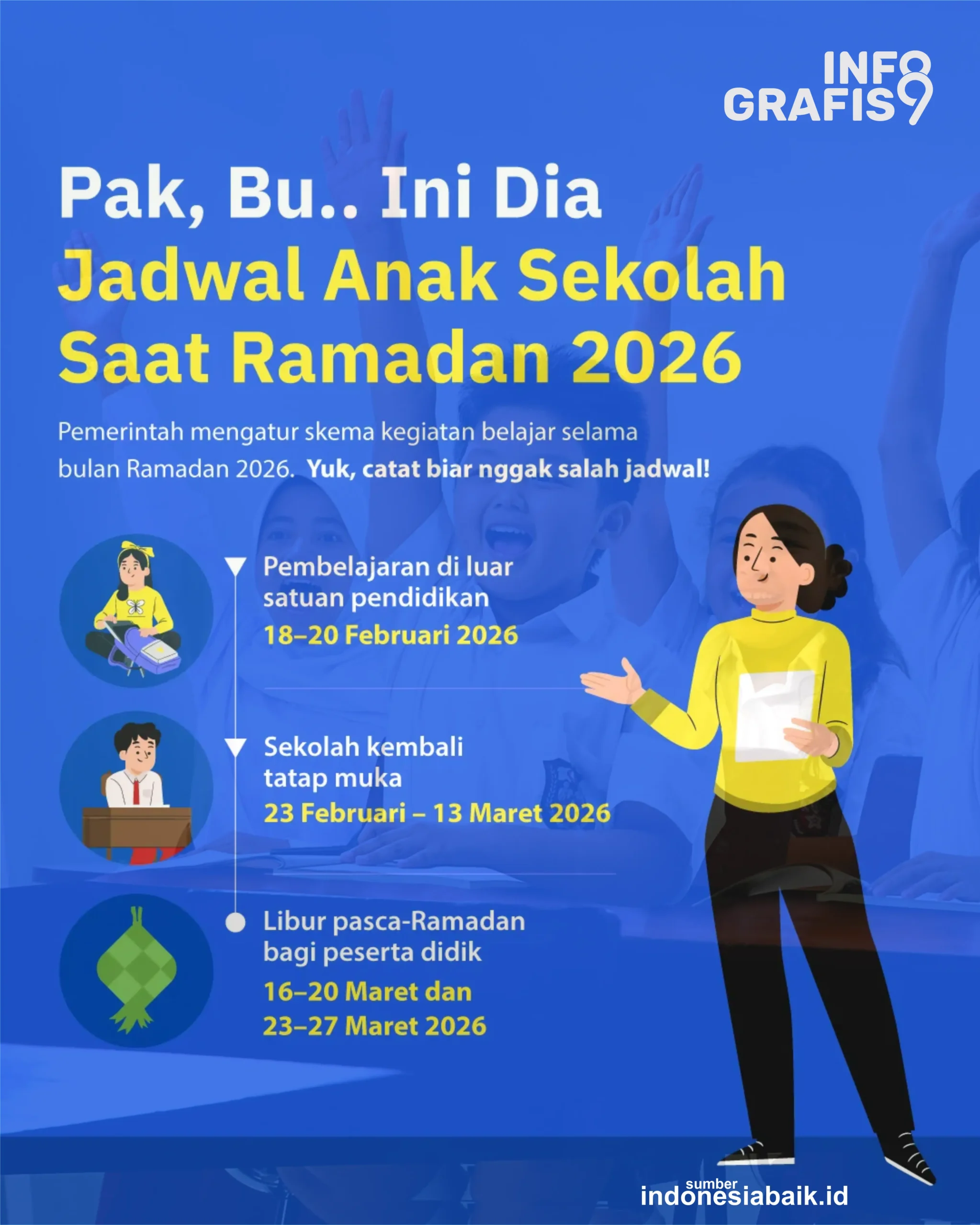 Infografis Jadwal Pembelajaran Ramadan 2026
