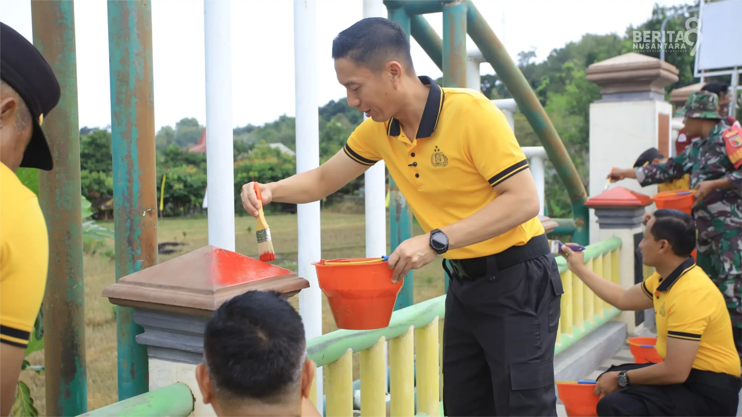 Polres Madiun Dukung Jembatan Merah Putih Presisi Polri