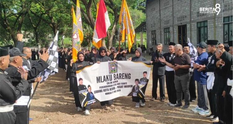 Calon Warga PSHT ota Kediri Mlaku Bareng implementasi ajaran