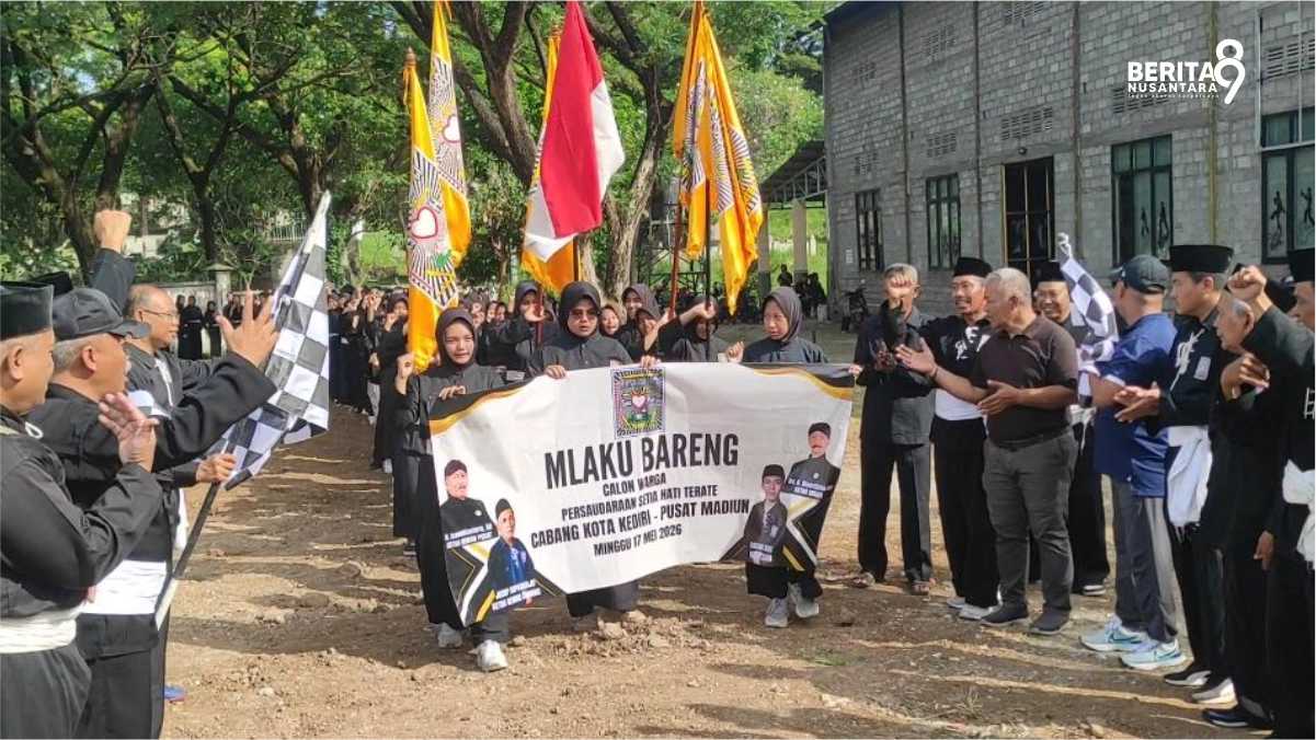 Calon Warga PSHT ota Kediri Mlaku Bareng implementasi ajaran