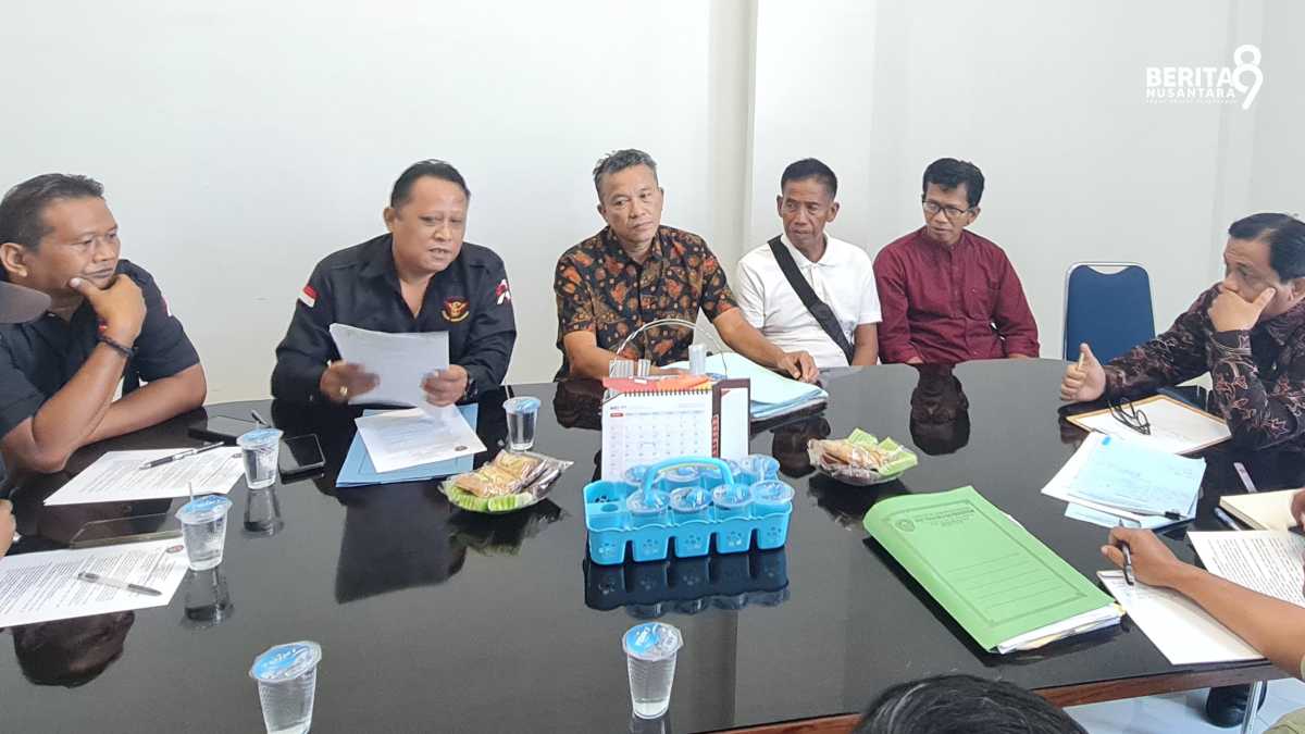 Ketua Squad Nusantara Madiun Raya saat mendampingi eks karyawan MUS Madiun