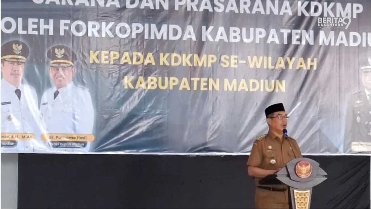 Penyerahan Sarpras KDKMP oleh Bupati Madiun