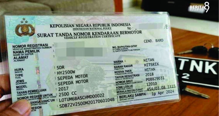 Ciri STNK Asli dan Palsu