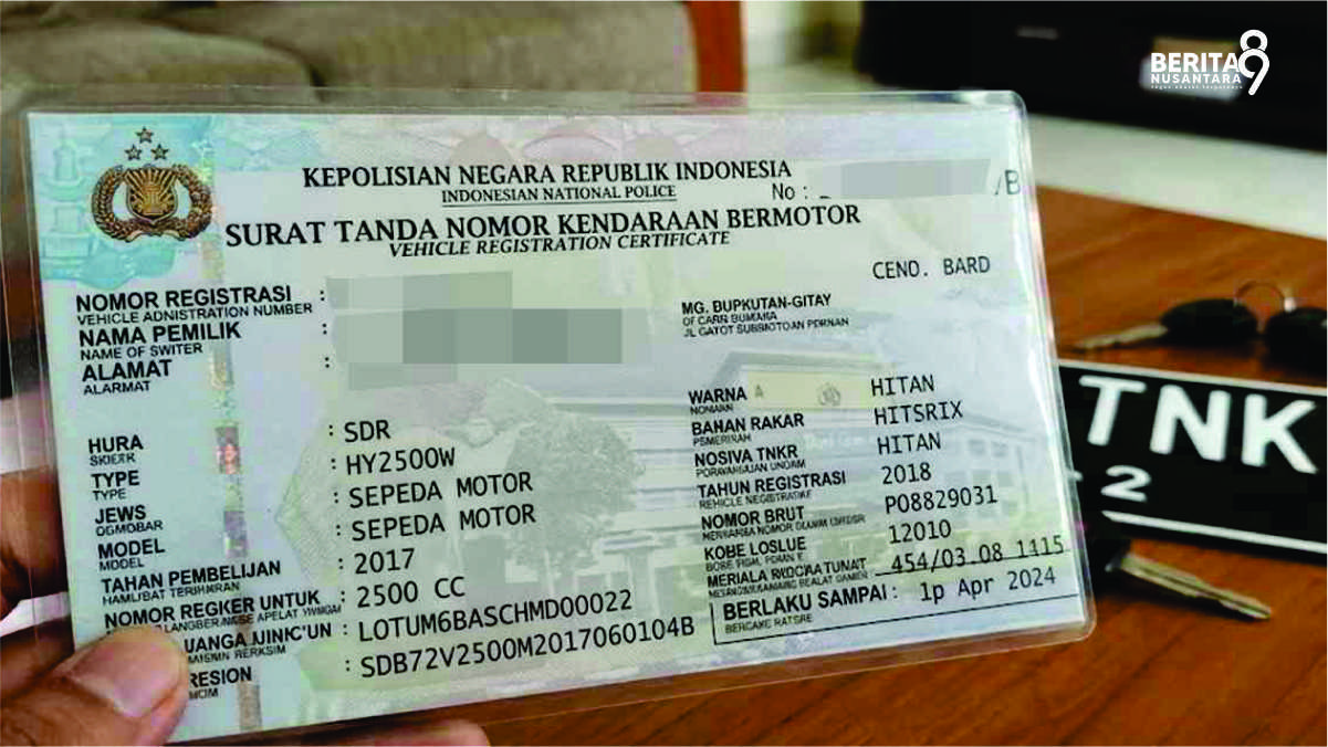 Ciri STNK Asli dan Palsu