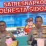 Gelar Barang Bukti dalam Press Release Polresta Sidoarjo