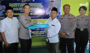 Hari Bhayangkara ke 80 Polres Madiun Tebar Bantuan