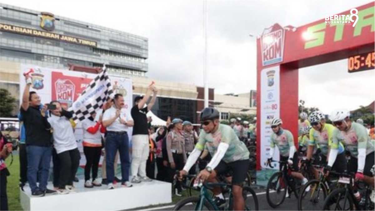 Kapolda Jatim lepas peserta BROMO KOM XII di Surabaya