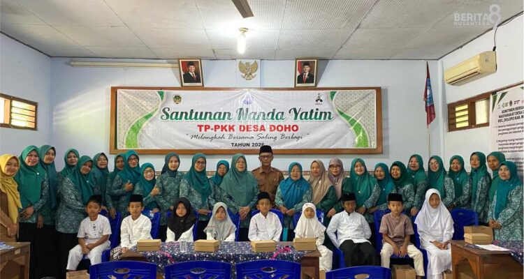 Peringati tahun Baru Hijriah Pemdes Doho Santuni Anak Yatim