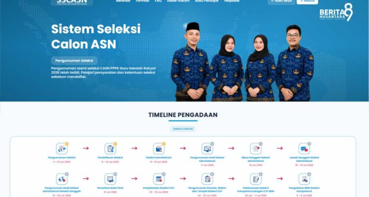 Rekrutmen PPPK Sekolah Rakyat 2026 Dibuka via SSCASN
