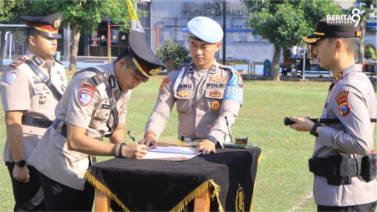 Serah Terima Jabatan Dalam Rangka Mutasi Pejabat Polres Madiun