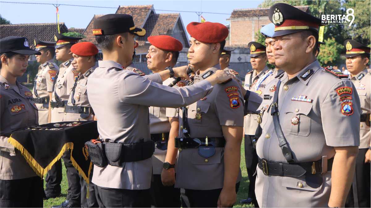 Upacara Sertijab Mutasi Pejabat Polres Madiun