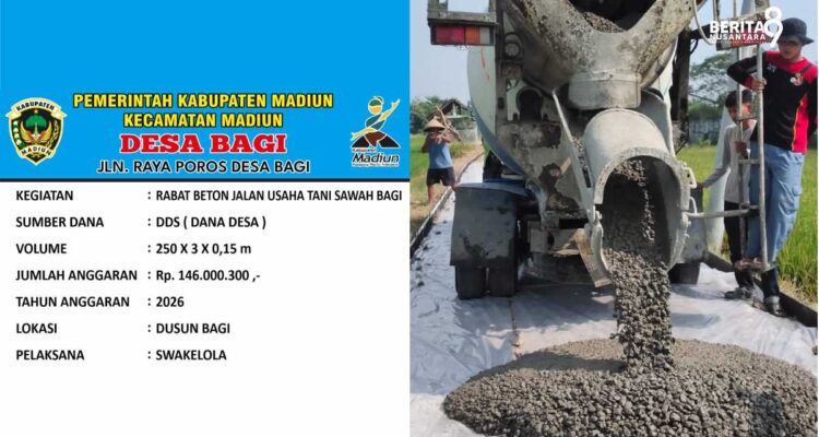 Pemdes Bagi Bangun Jalan Usaha Tani Pemdes Bagi Bangun Jalan Usaha Tani