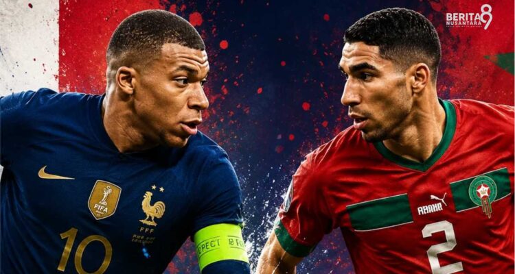 Prancis vs Maroko malam ini
