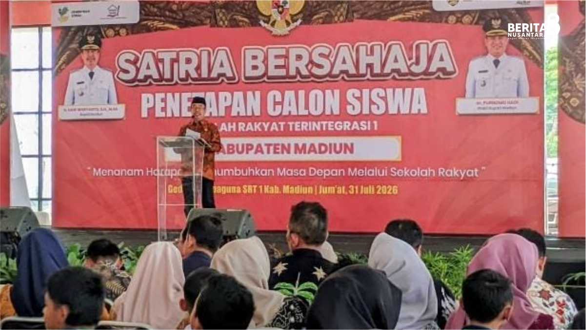 Bupati Resmikan Sekolah Rakyat Terintegrasi 1 Madiun