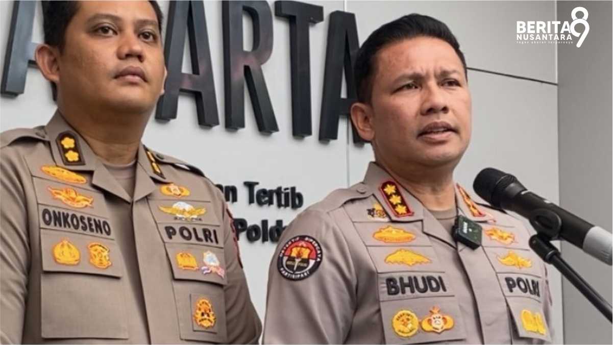 Kabid Humas Polda Metro Jaya saat melakukan konferensi pers terkait Rencana Demo 27 Agustus di DPR