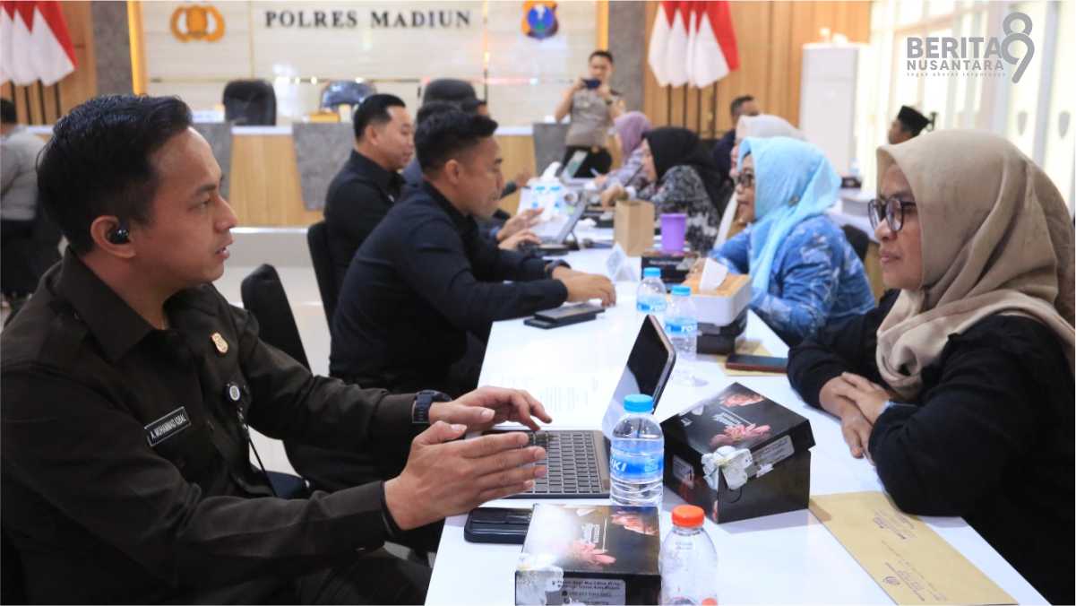 Kegiatan Studi Lapangan Serdik Sespimmen Polri di Polres Madiun