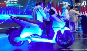 Peluncuran Motor Listrik Nasional oleh Presiden