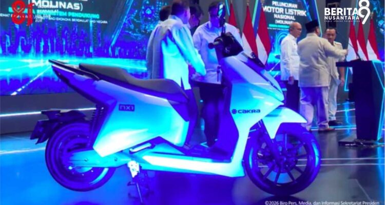 Peluncuran Motor Listrik Nasional oleh Presiden