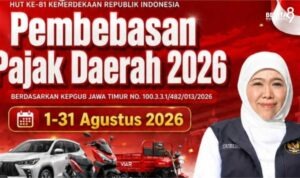 Pemutihan Pajak Kendaraan jatim 2026 Pemutihan Pajak Kendaraan jatim 2026