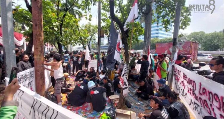 Persiapan Demo 27 Agustus di DPR RI Besok