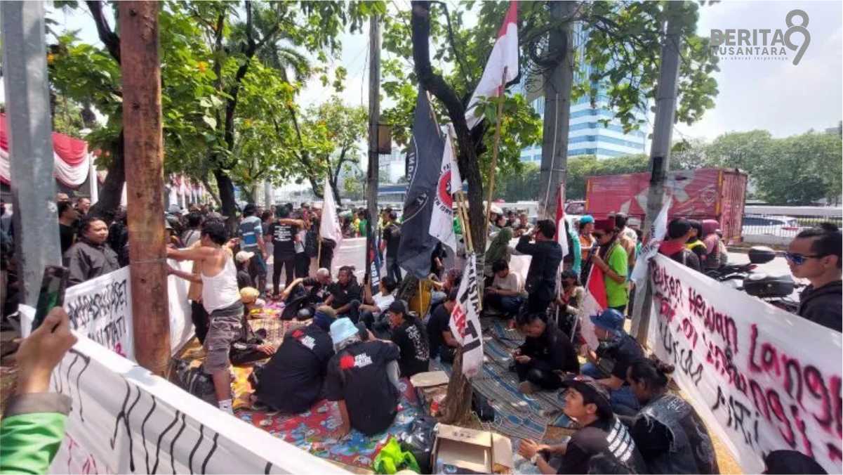 Persiapan Demo 27 Agustus di DPR RI Besok