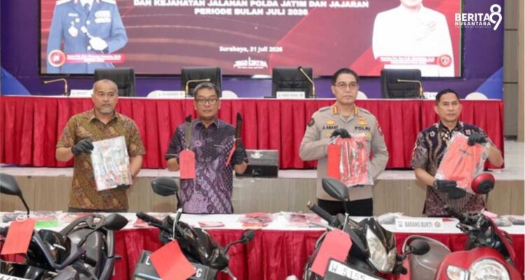 Polda Jatim Ungkap Curanmor total 51 kasus sepanjang juli 2026 Polda Jatim Ungkap Curanmor total 51 kasus sepanjang juli 2026
