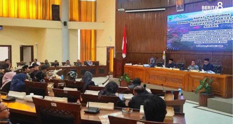 Suasana Rapat Paripurna DPRD Magetan