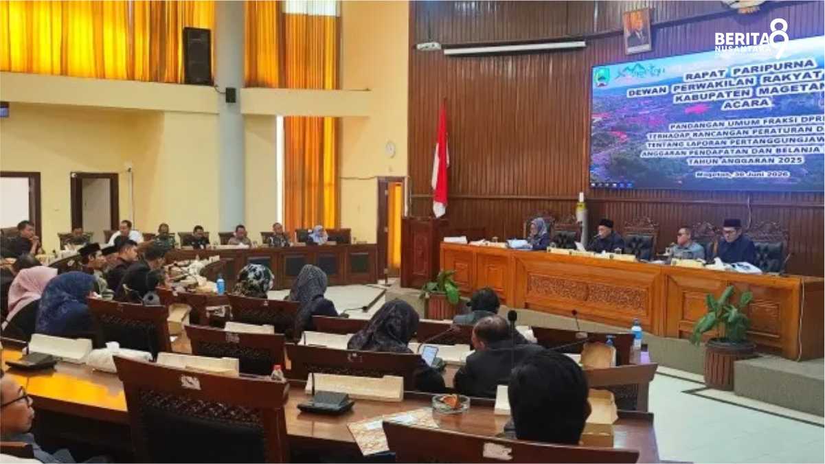 Suasana Rapat Paripurna DPRD Magetan